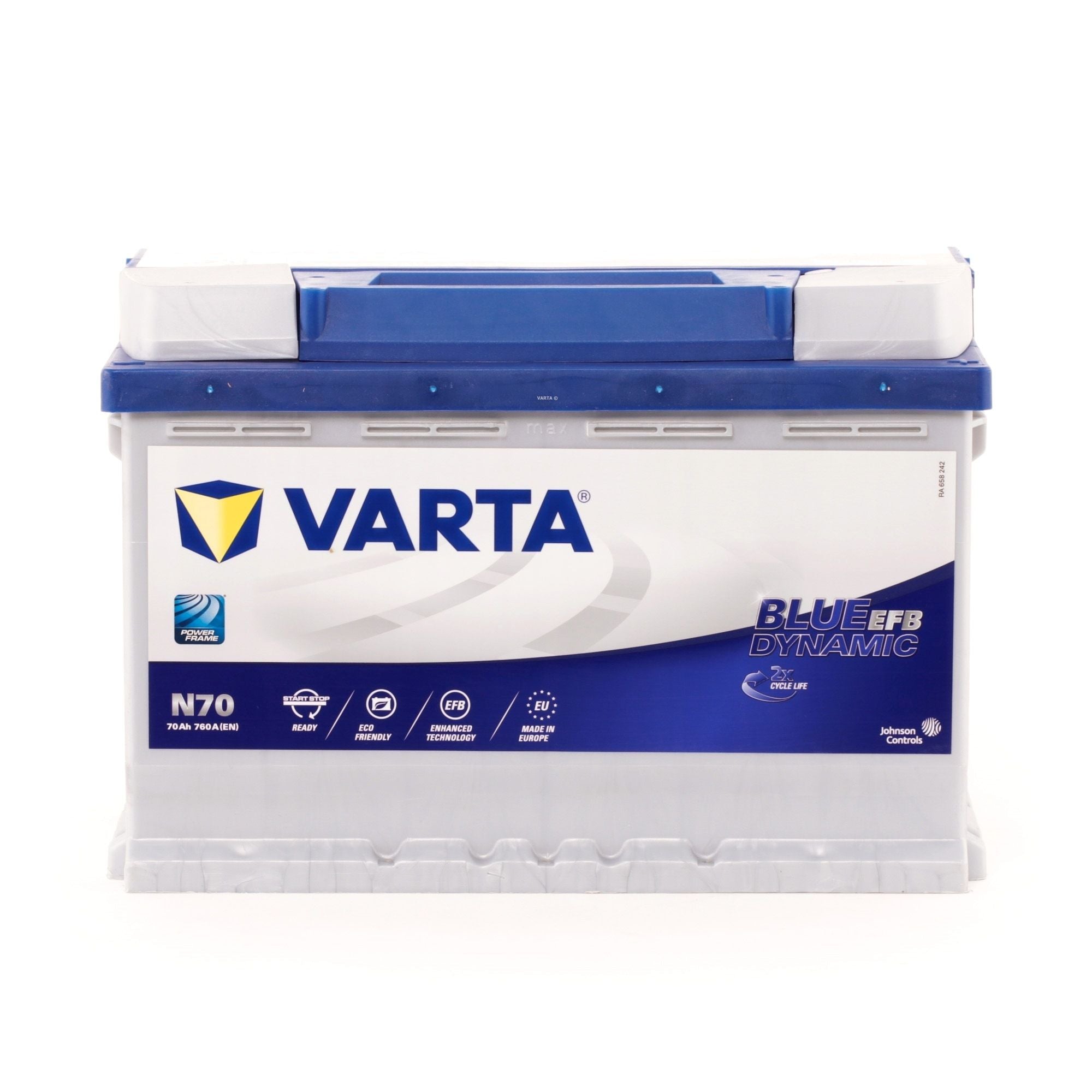 Varta Batteria Auto 70Ah EN 760A 12V 570500076 – BL RICAMBI