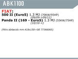 ABPARTS KIT FILTRI 4 PZ FIAT 500 II (EURO 5) - PANDA II (169 EURO 5) ABK1100
